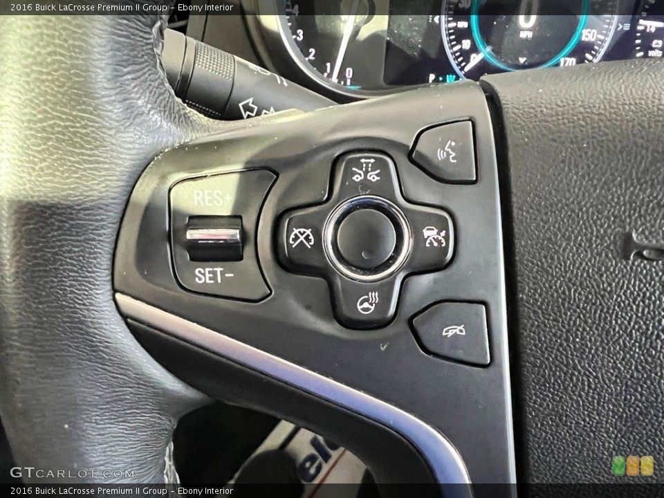 Ebony Interior Steering Wheel for the 2016 Buick LaCrosse Premium II Group #146747873