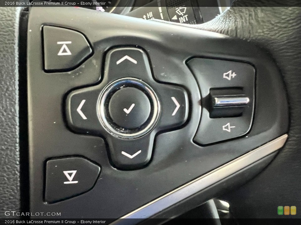 Ebony Interior Steering Wheel for the 2016 Buick LaCrosse Premium II Group #146747894