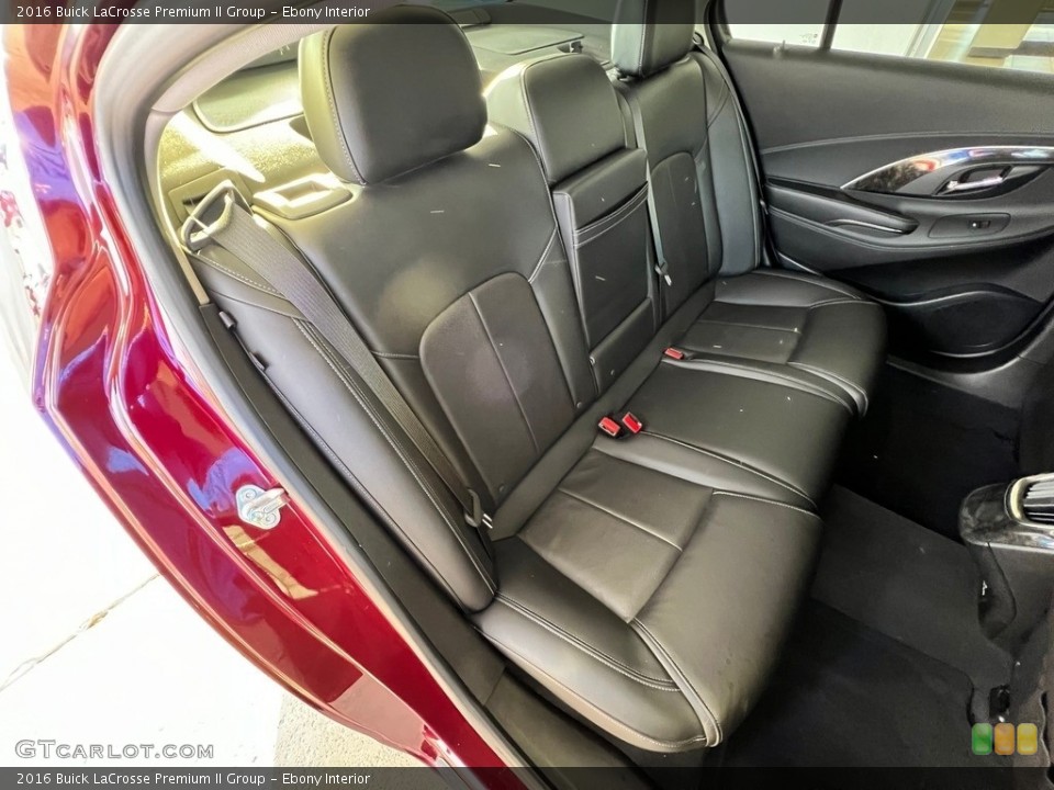 Ebony Interior Rear Seat for the 2016 Buick LaCrosse Premium II Group #146748092