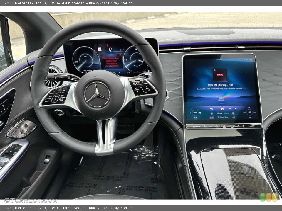 Black/Space Gray Interior Dashboard for the 2023 Mercedes-Benz EQE 350+ 4Matic Sedan #146748110