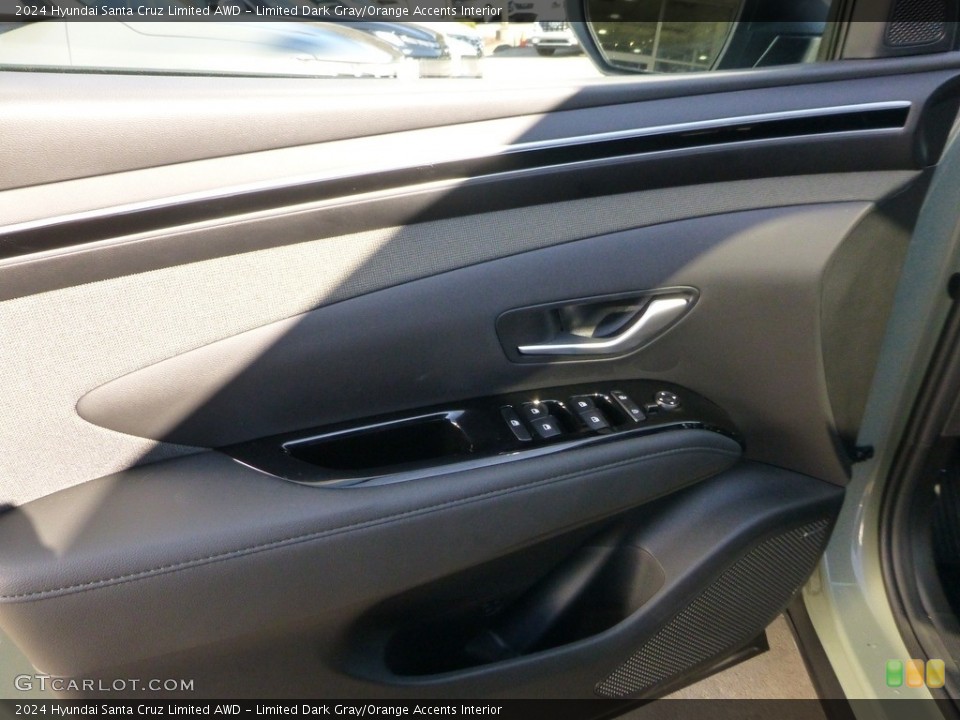 Limited Dark Gray/Orange Accents Interior Door Panel for the 2024 Hyundai Santa Cruz Limited AWD #146748113