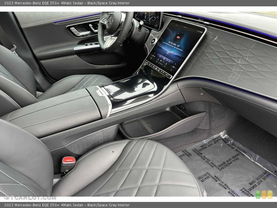 Black/Space Gray Interior Front Seat for the 2023 Mercedes-Benz EQE 350+ 4Matic Sedan #146748134
