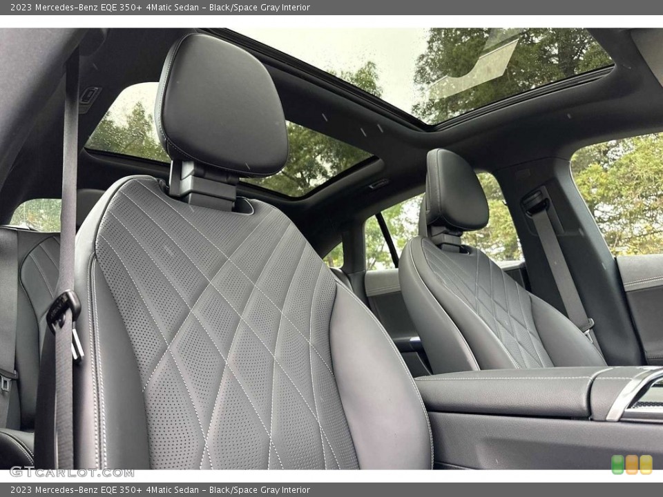 Black/Space Gray 2023 Mercedes-Benz EQE Interiors