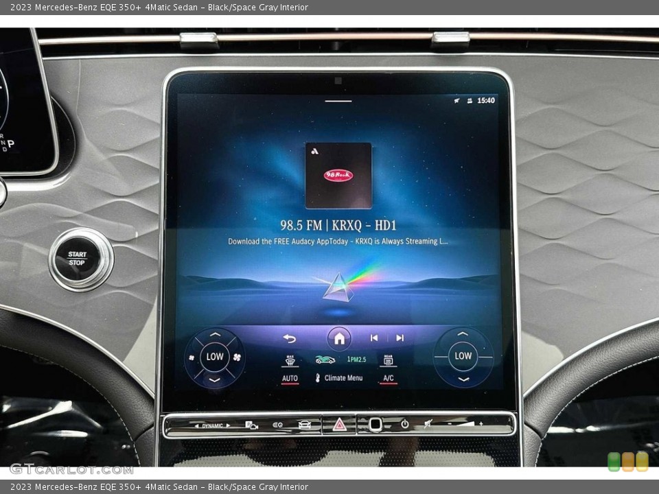 Black/Space Gray Interior Audio System for the 2023 Mercedes-Benz EQE 350+ 4Matic Sedan #146748218