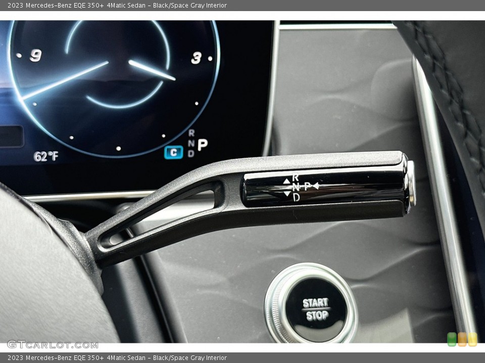 Black/Space Gray Interior Transmission for the 2023 Mercedes-Benz EQE 350+ 4Matic Sedan #146748263