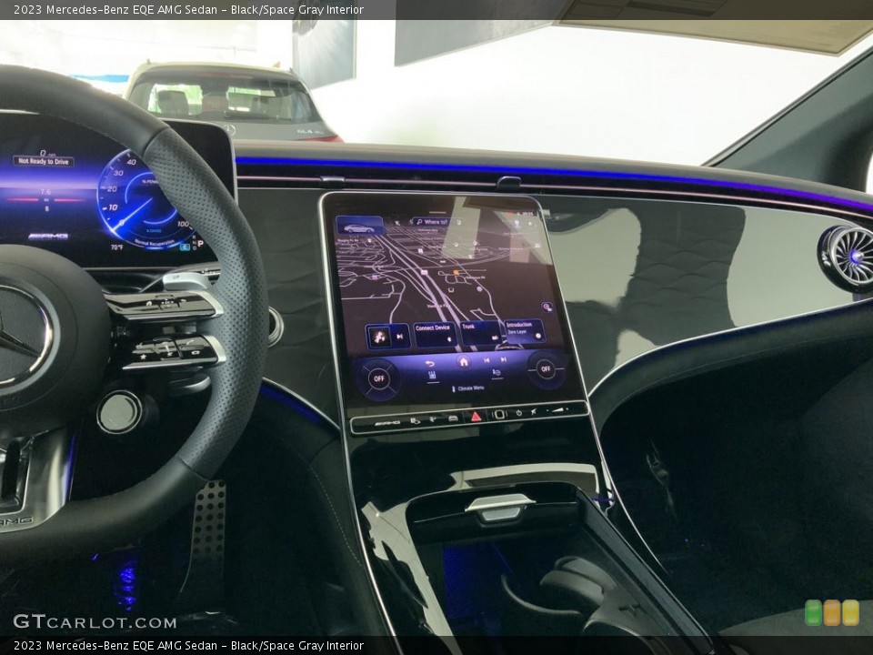 Black/Space Gray Interior Dashboard for the 2023 Mercedes-Benz EQE AMG Sedan #146748710