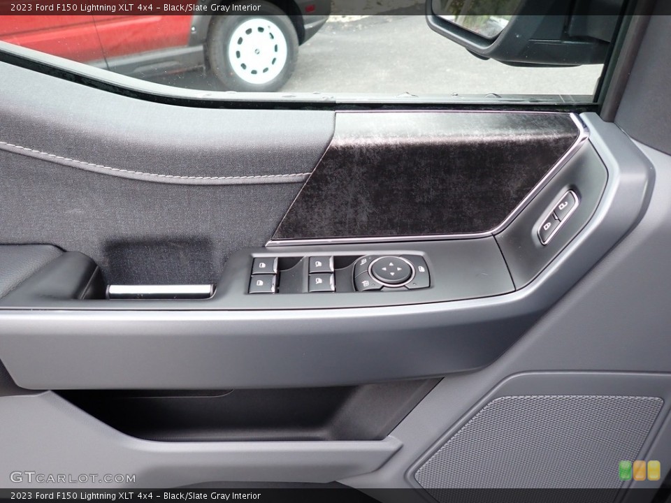 Black/Slate Gray Interior Door Panel for the 2023 Ford F150 Lightning XLT 4x4 #146748926