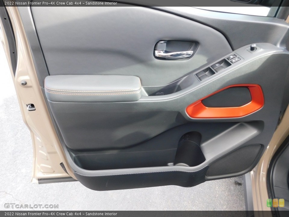 Sandstone Interior Door Panel for the 2022 Nissan Frontier Pro-4X Crew Cab 4x4 #146749259