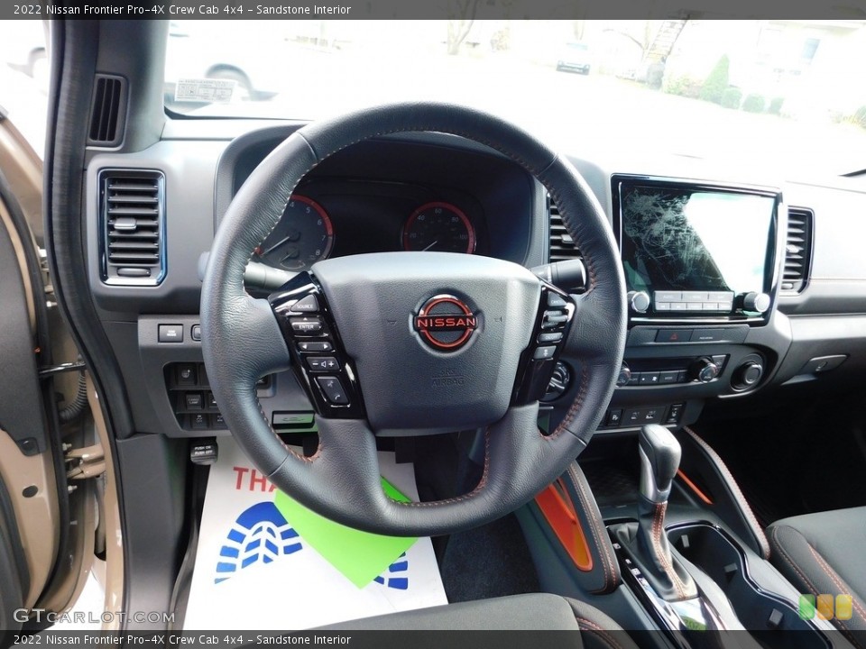 Sandstone Interior Steering Wheel for the 2022 Nissan Frontier Pro-4X Crew Cab 4x4 #146749340