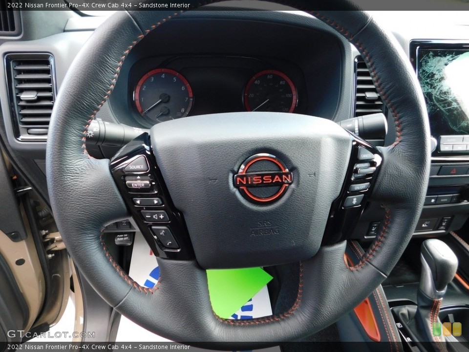 Sandstone Interior Steering Wheel for the 2022 Nissan Frontier Pro-4X Crew Cab 4x4 #146749358