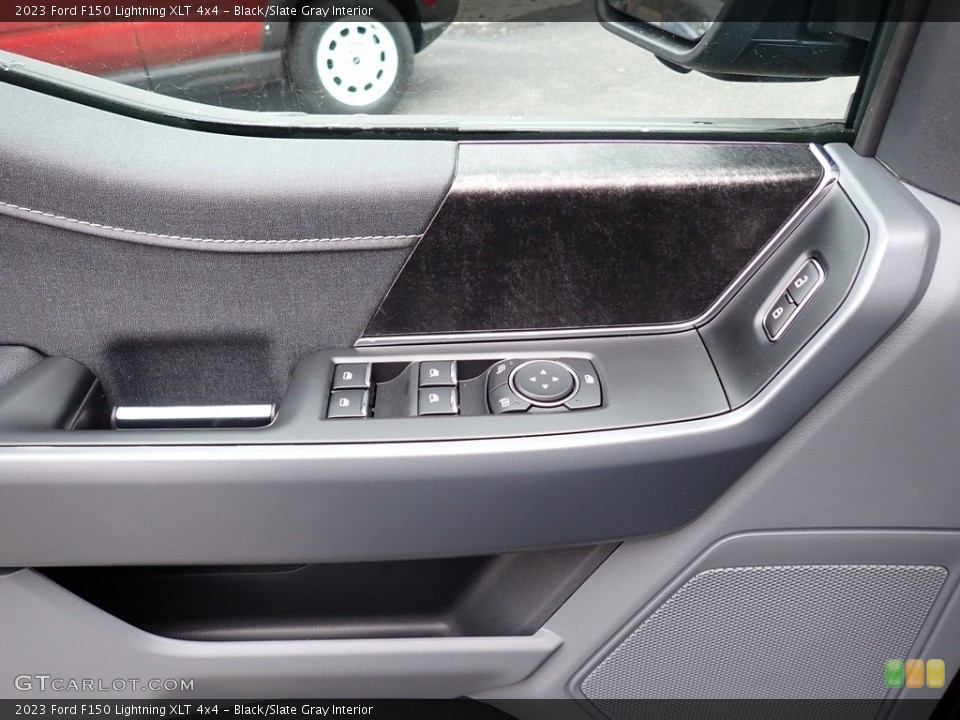 Black/Slate Gray Interior Door Panel for the 2023 Ford F150 Lightning XLT 4x4 #146749367