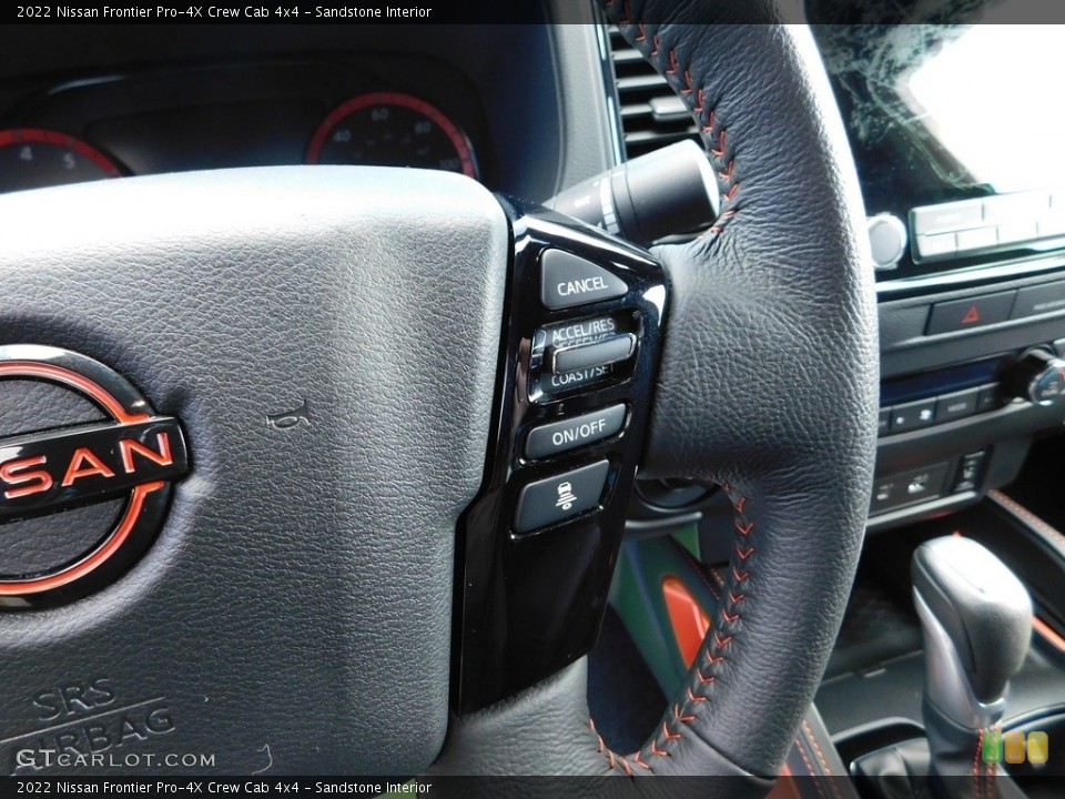 Sandstone Interior Steering Wheel for the 2022 Nissan Frontier Pro-4X Crew Cab 4x4 #146749376