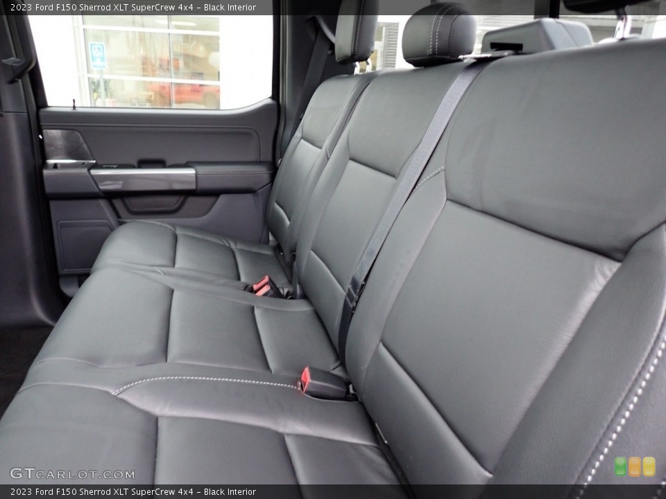 Black Interior Rear Seat for the 2023 Ford F150 Sherrod XLT SuperCrew 4x4 #146750174
