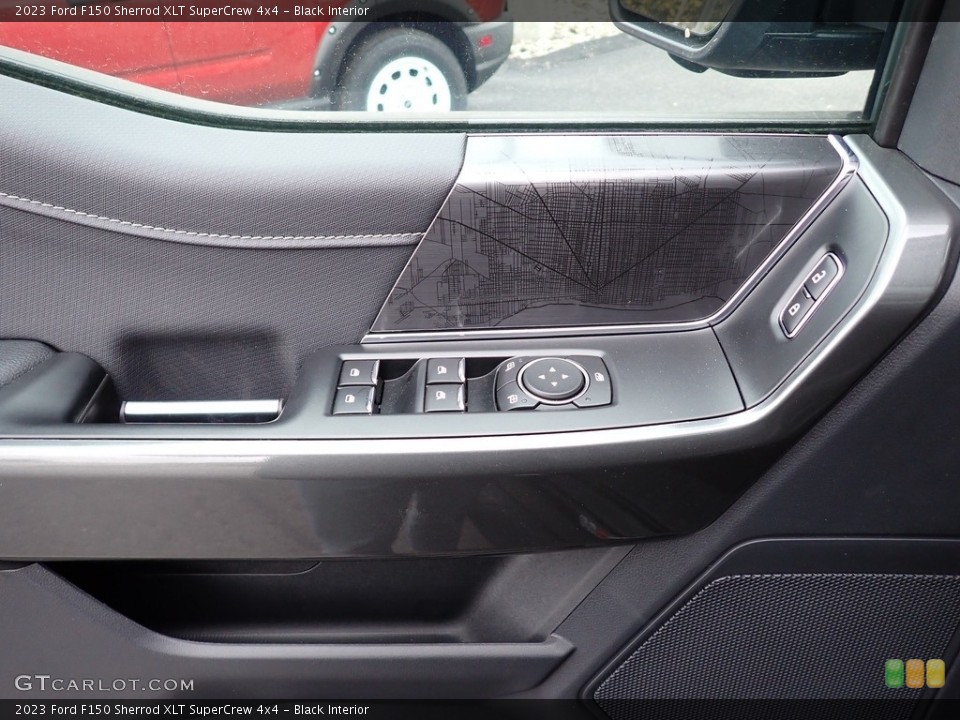 Black Interior Door Panel for the 2023 Ford F150 Sherrod XLT SuperCrew 4x4 #146750228