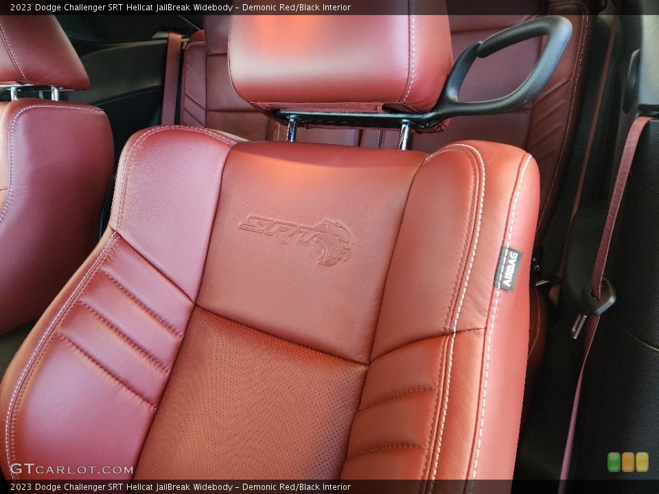 Demonic Red/Black Interior Front Seat for the 2023 Dodge Challenger SRT Hellcat JailBreak Widebody #146751428
