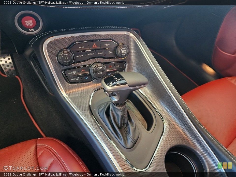 Demonic Red/Black Interior Transmission for the 2023 Dodge Challenger SRT Hellcat JailBreak Widebody #146751450