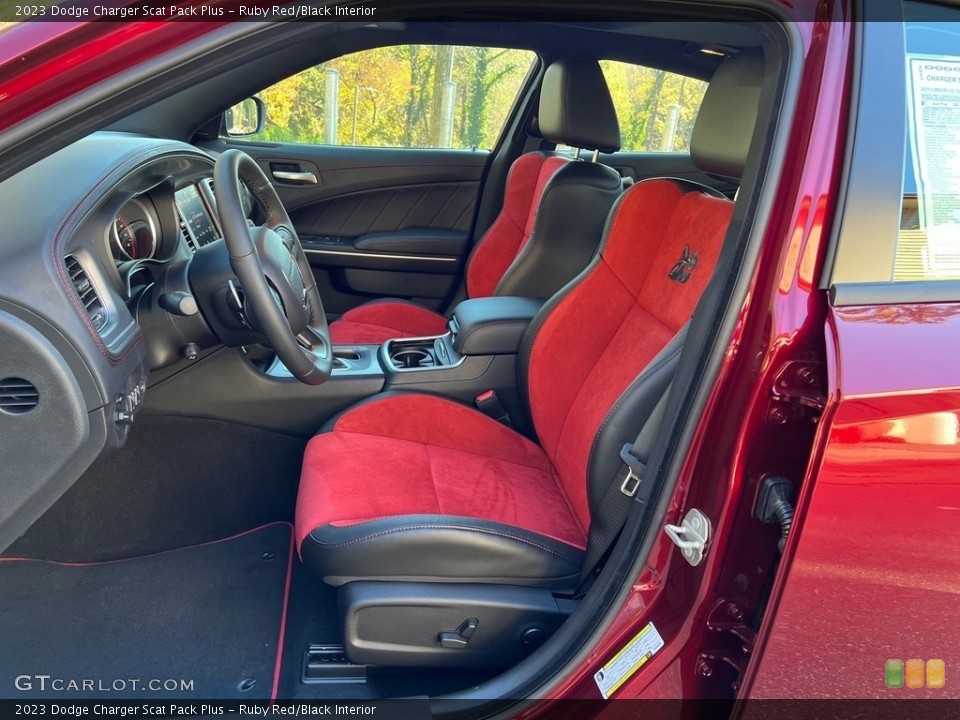 Ruby Red/Black 2023 Dodge Charger Interiors