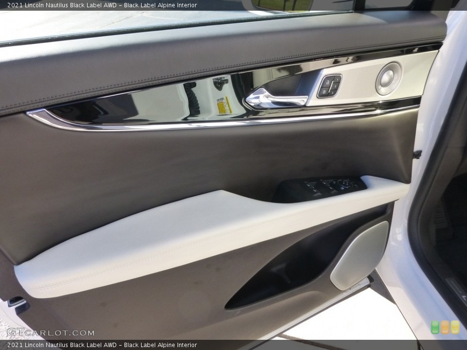 Black Label Alpine Interior Door Panel for the 2021 Lincoln Nautilus Black Label AWD #146751629