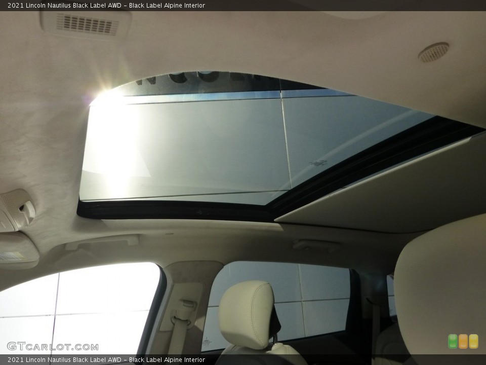 Black Label Alpine Interior Sunroof for the 2021 Lincoln Nautilus Black Label AWD #146751645