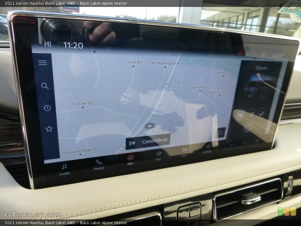 Black Label Alpine Interior Navigation for the 2021 Lincoln Nautilus Black Label AWD #146751663