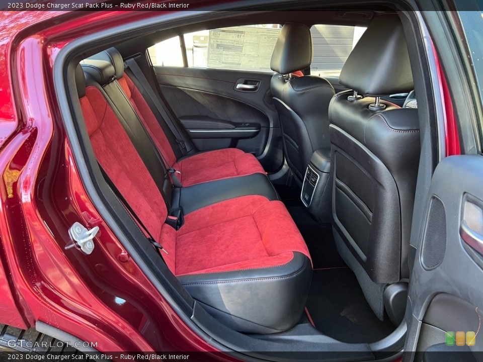 Ruby Red/Black Interior Rear Seat for the 2023 Dodge Charger Scat Pack Plus #146751666