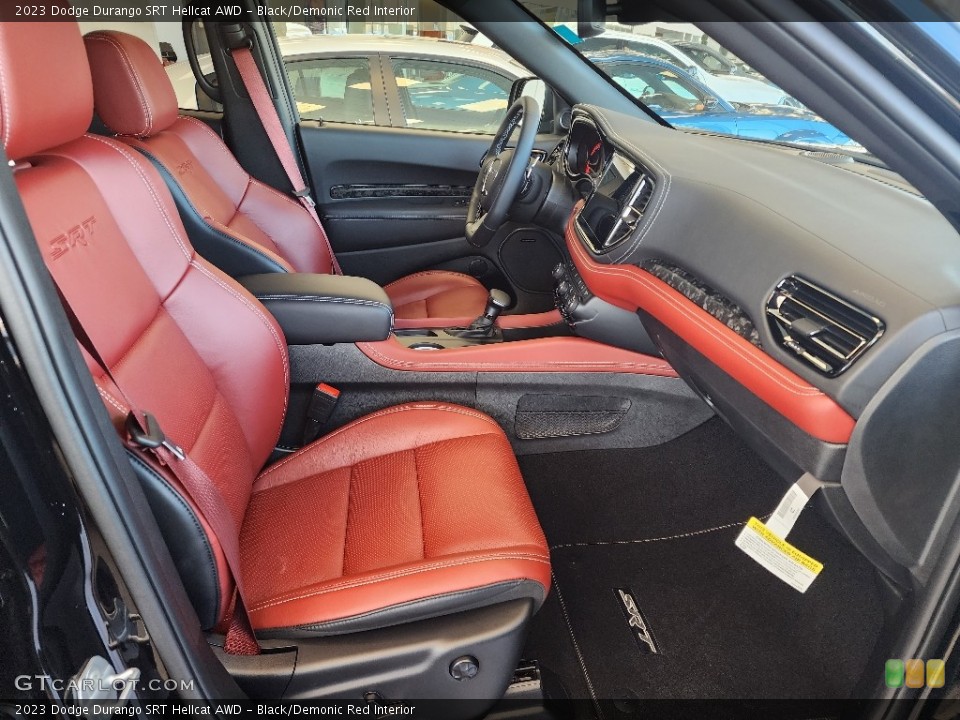 Black/Demonic Red Interior Prime Interior for the 2023 Dodge Durango SRT Hellcat AWD #146751879