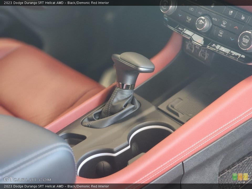 Black/Demonic Red Interior Transmission for the 2023 Dodge Durango SRT Hellcat AWD #146751898