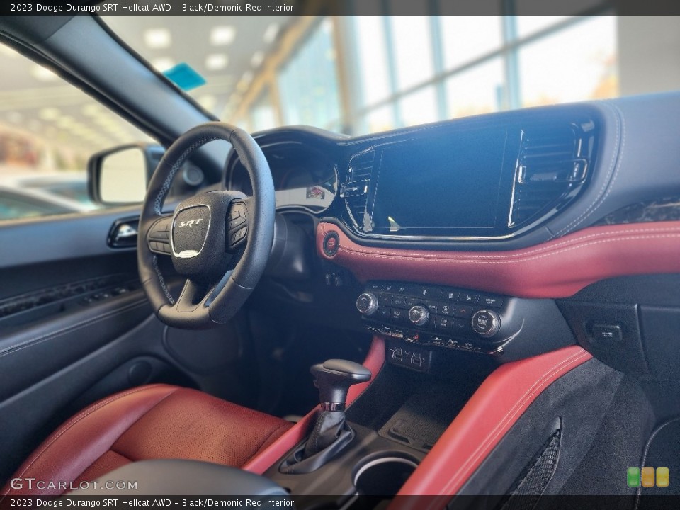 Black/Demonic Red Interior Dashboard for the 2023 Dodge Durango SRT Hellcat AWD #146751930