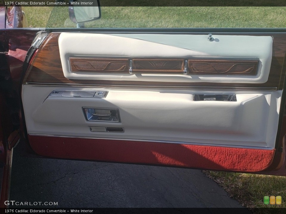 White Interior Door Panel for the 1976 Cadillac Eldorado Convertible #146752017