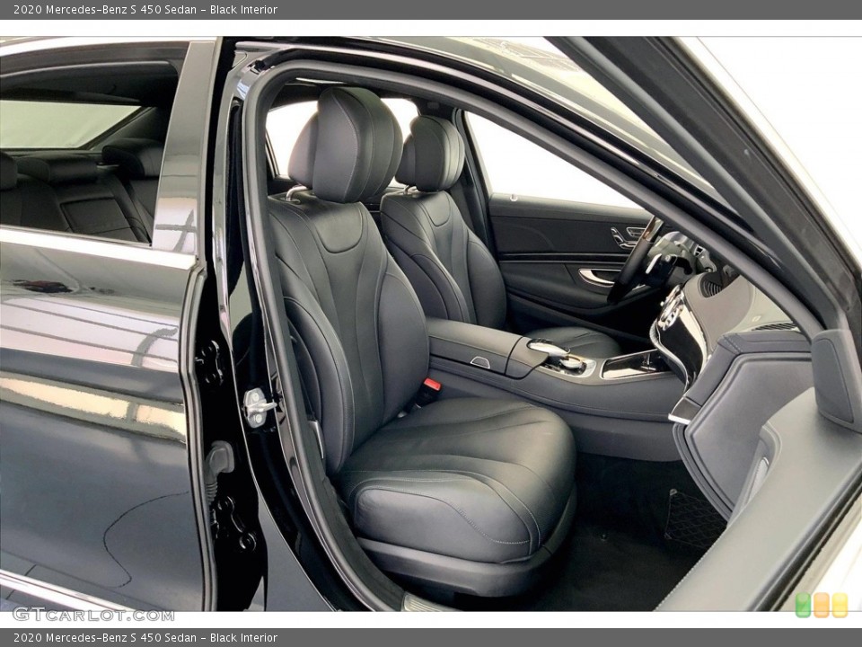 Black Interior Front Seat for the 2020 Mercedes-Benz S 450 Sedan #146752101