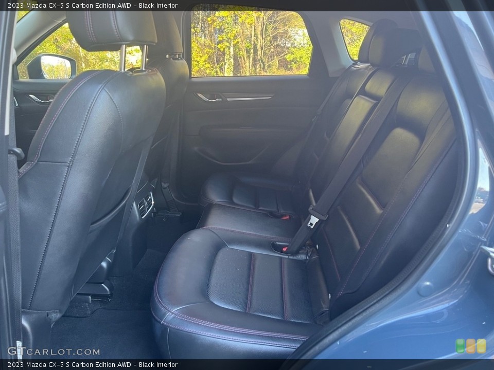 Black Interior Rear Seat for the 2023 Mazda CX-5 S Carbon Edition AWD #146752131