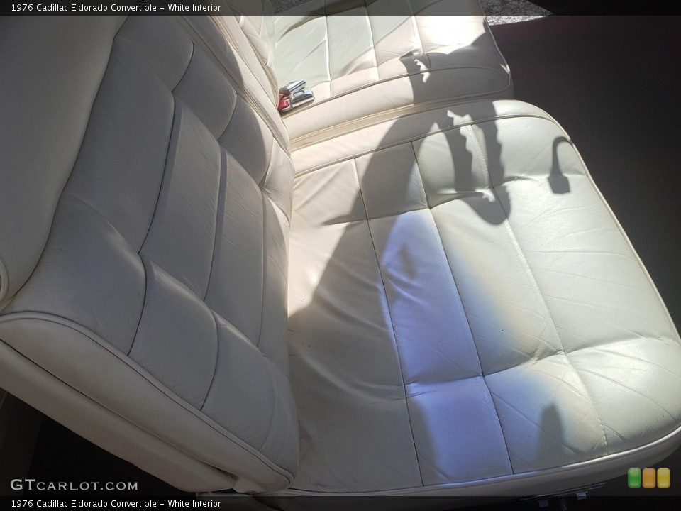 White Interior Front Seat for the 1976 Cadillac Eldorado Convertible #146752164