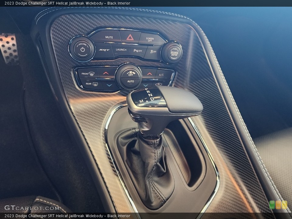Black Interior Transmission for the 2023 Dodge Challenger SRT Hellcat JailBreak Widebody #146752272