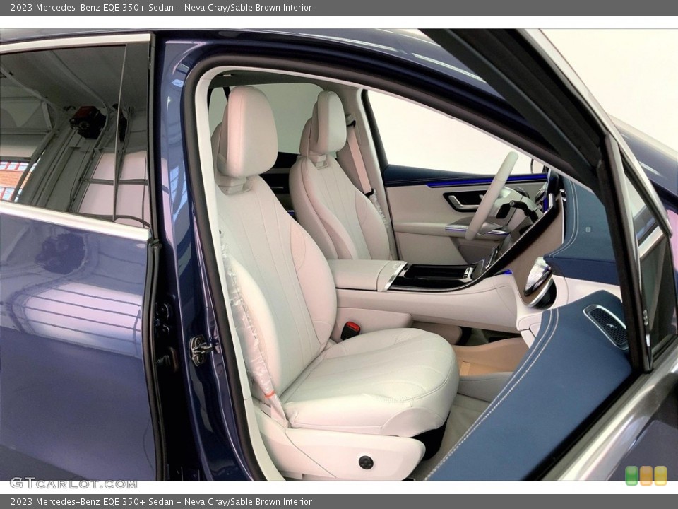 Neva Gray/Sable Brown Interior Photo for the 2023 Mercedes-Benz EQE 350+ Sedan #146752335
