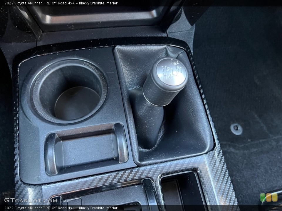Black/Graphite Interior Transmission for the 2022 Toyota 4Runner TRD Off Road 4x4 #146753046