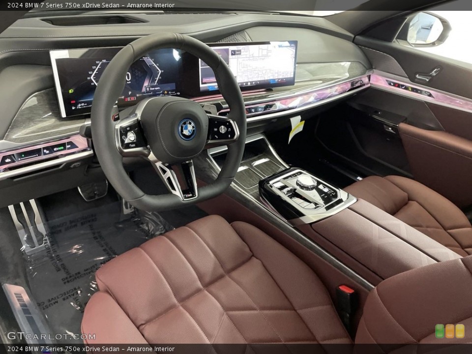 Amarone Interior Photo for the 2024 BMW 7 Series 750e xDrive Sedan #146753196