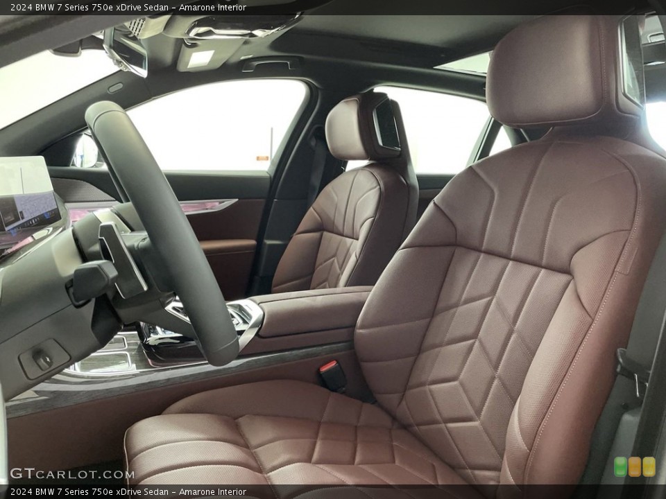 Amarone Interior Front Seat for the 2024 BMW 7 Series 750e xDrive Sedan #146753211