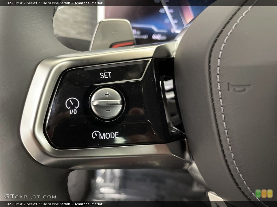 Amarone Interior Steering Wheel for the 2024 BMW 7 Series 750e xDrive Sedan #146753250