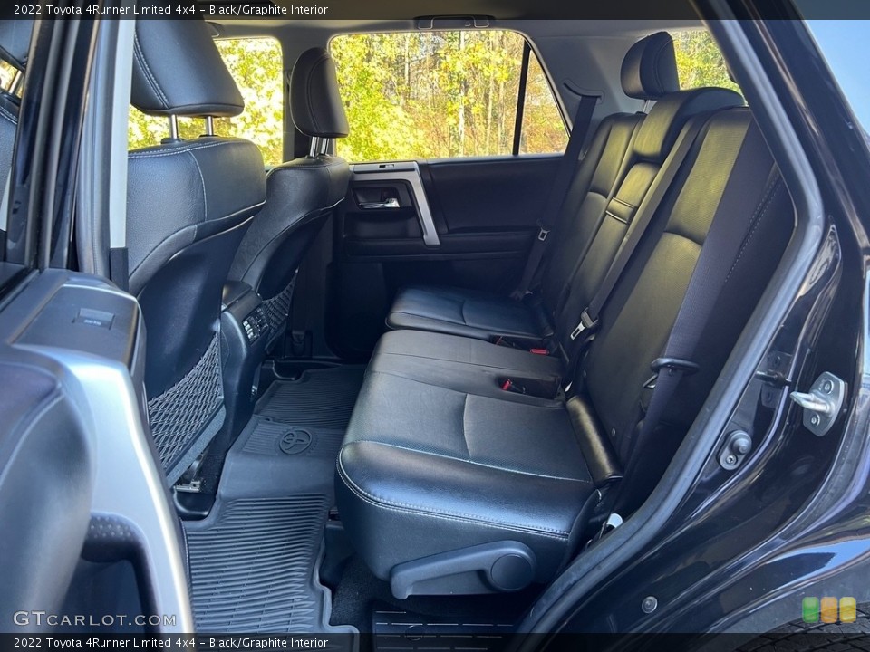 Black/Graphite Interior Rear Seat for the 2022 Toyota 4Runner Limited 4x4 #146753490
