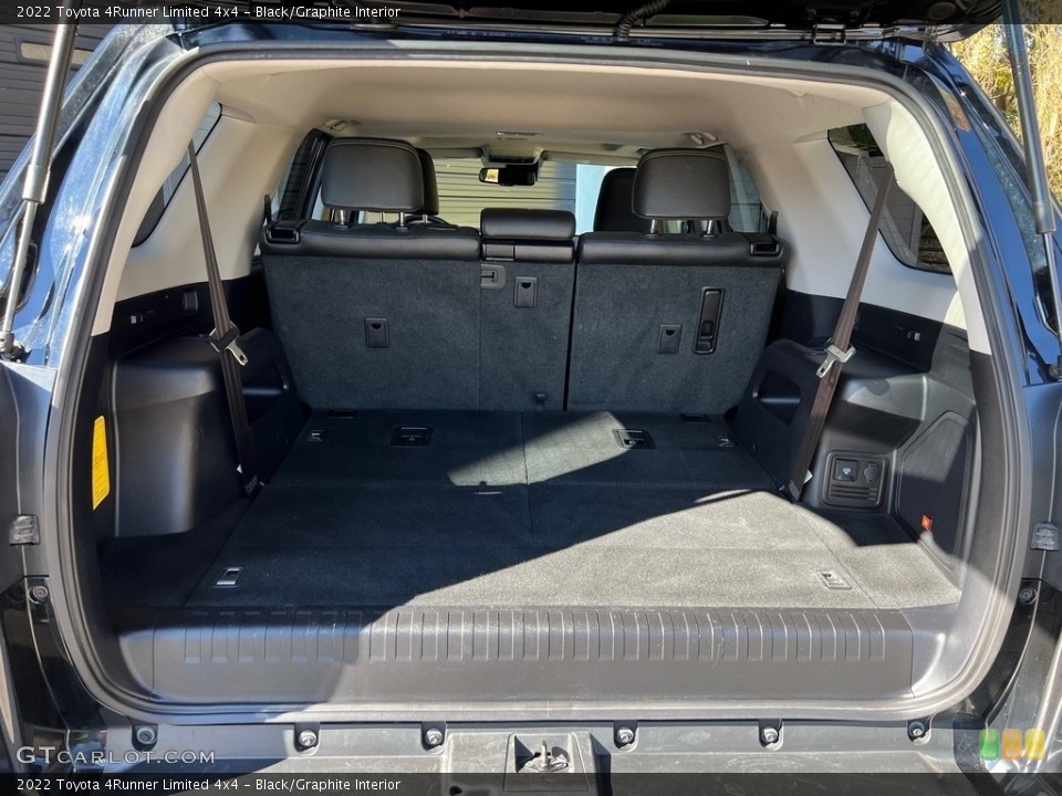 Black/Graphite Interior Trunk for the 2022 Toyota 4Runner Limited 4x4 #146753547