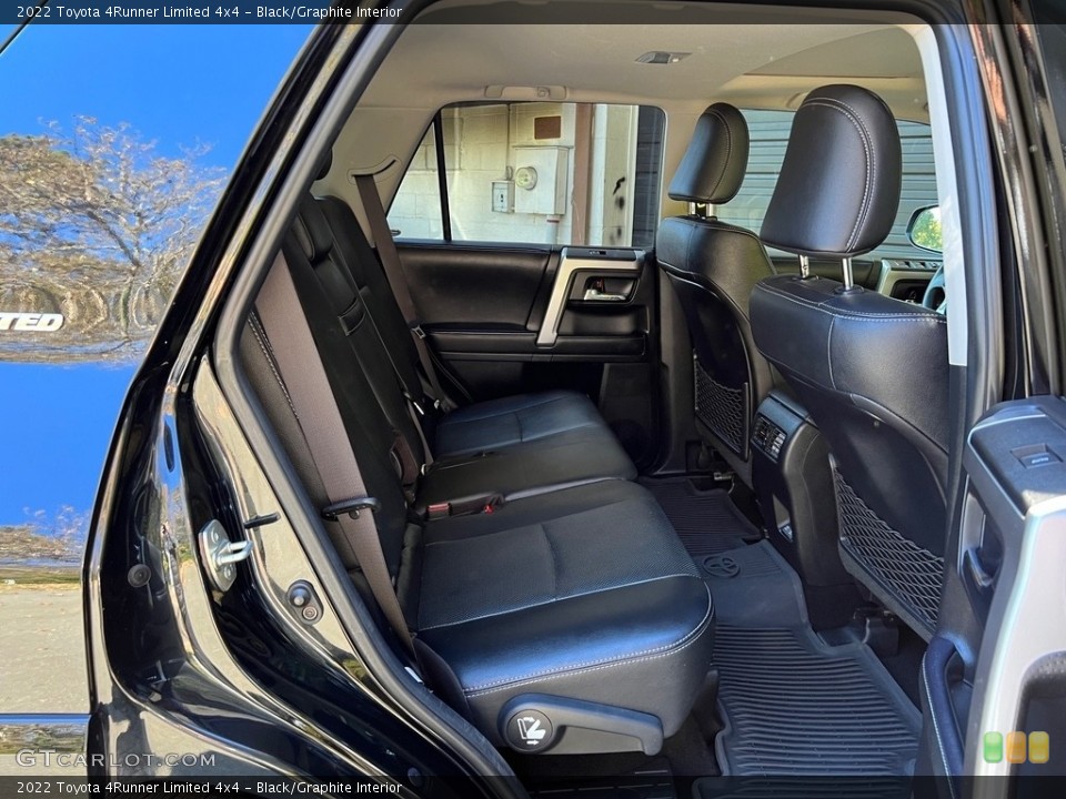 Black/Graphite Interior Rear Seat for the 2022 Toyota 4Runner Limited 4x4 #146753559