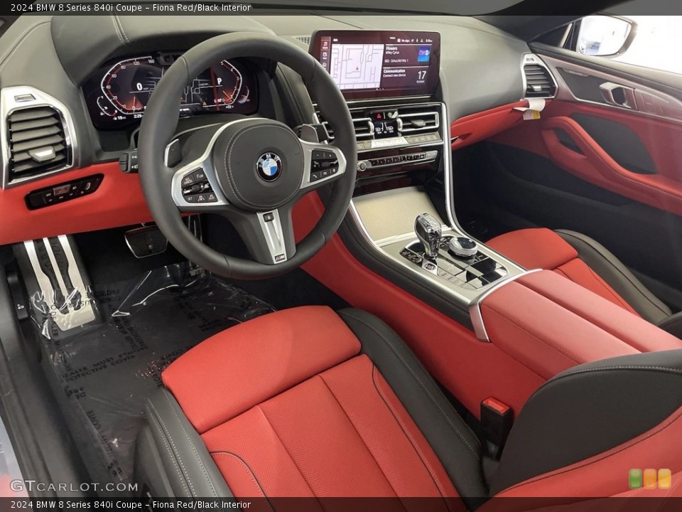 Fiona Red/Black Interior Photo for the 2024 BMW 8 Series 840i Coupe #146753802