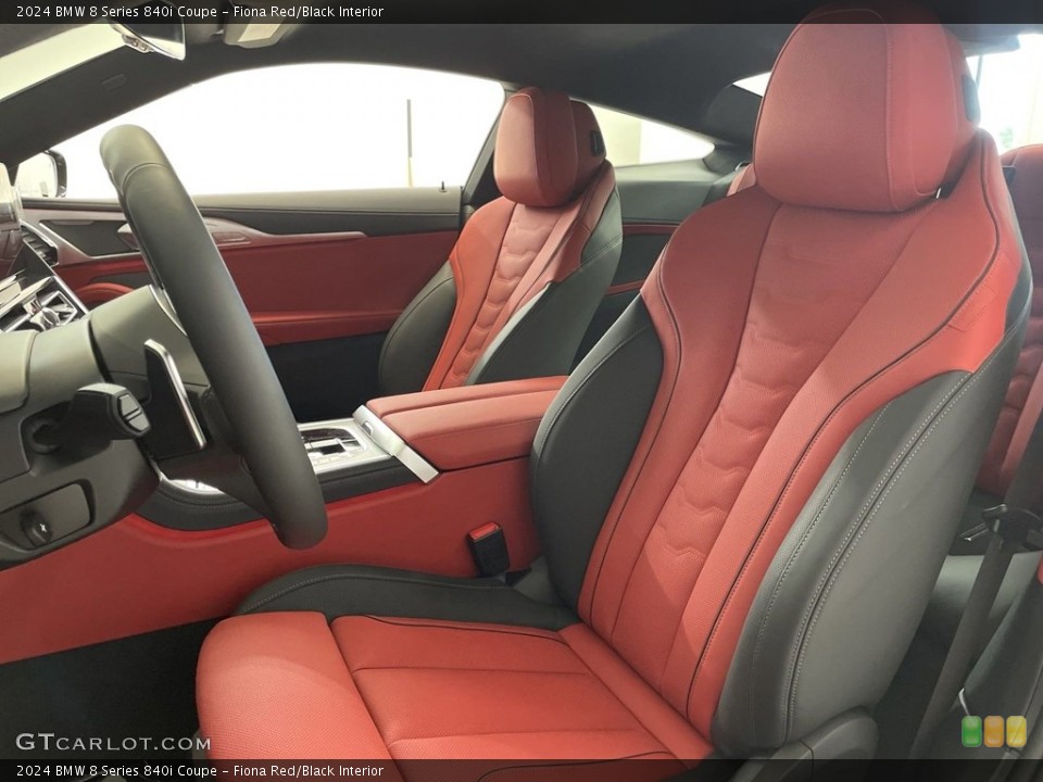 Fiona Red/Black 2024 BMW 8 Series Interiors