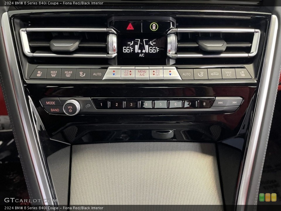 Fiona Red/Black Interior Controls for the 2024 BMW 8 Series 840i Coupe #146753937