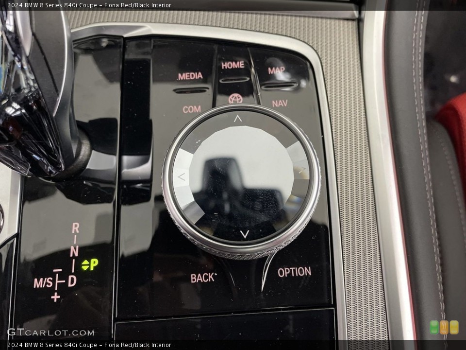 Fiona Red/Black Interior Controls for the 2024 BMW 8 Series 840i Coupe #146753978