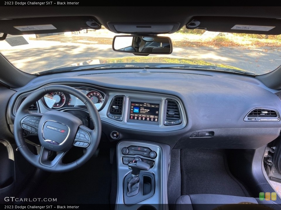 Black Interior Dashboard for the 2023 Dodge Challenger SXT #146754855