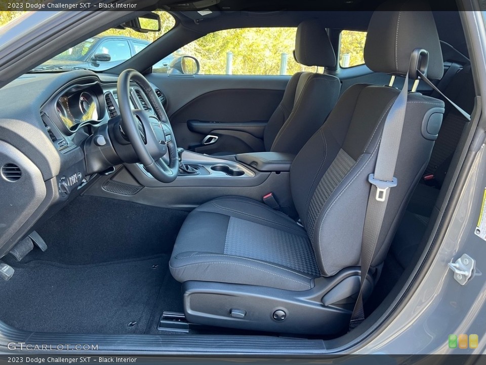 Black Interior Front Seat for the 2023 Dodge Challenger SXT #146754861