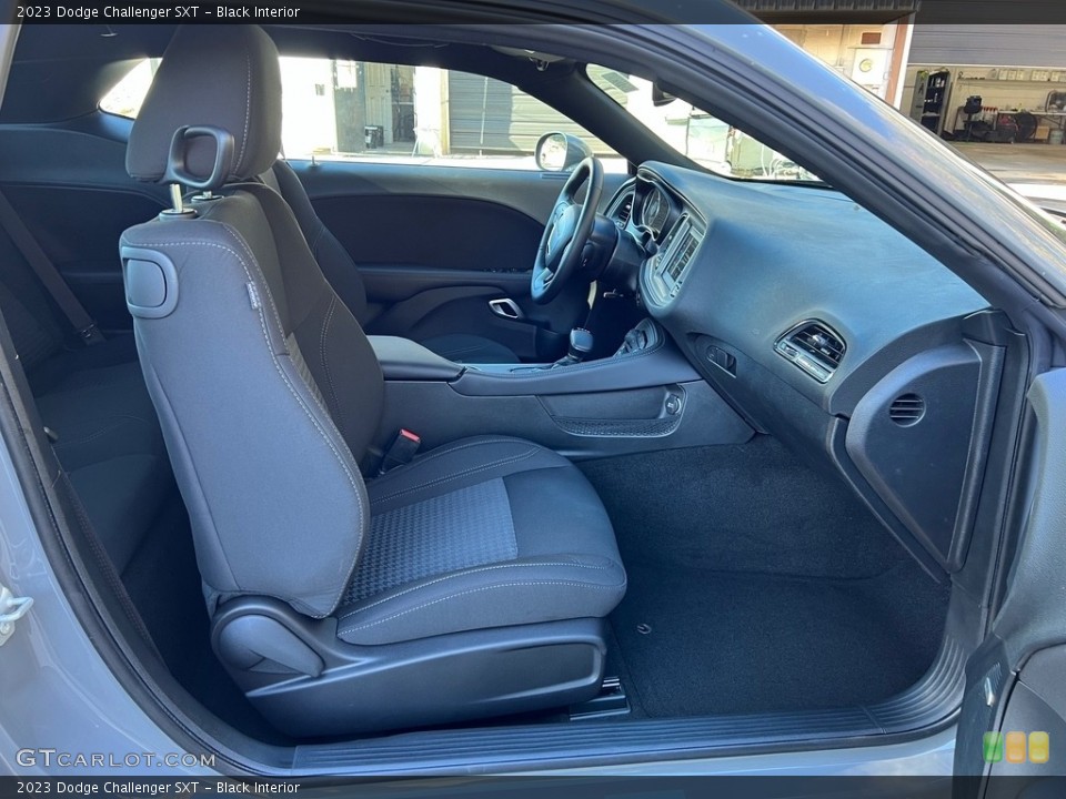 Black Interior Front Seat for the 2023 Dodge Challenger SXT #146754891