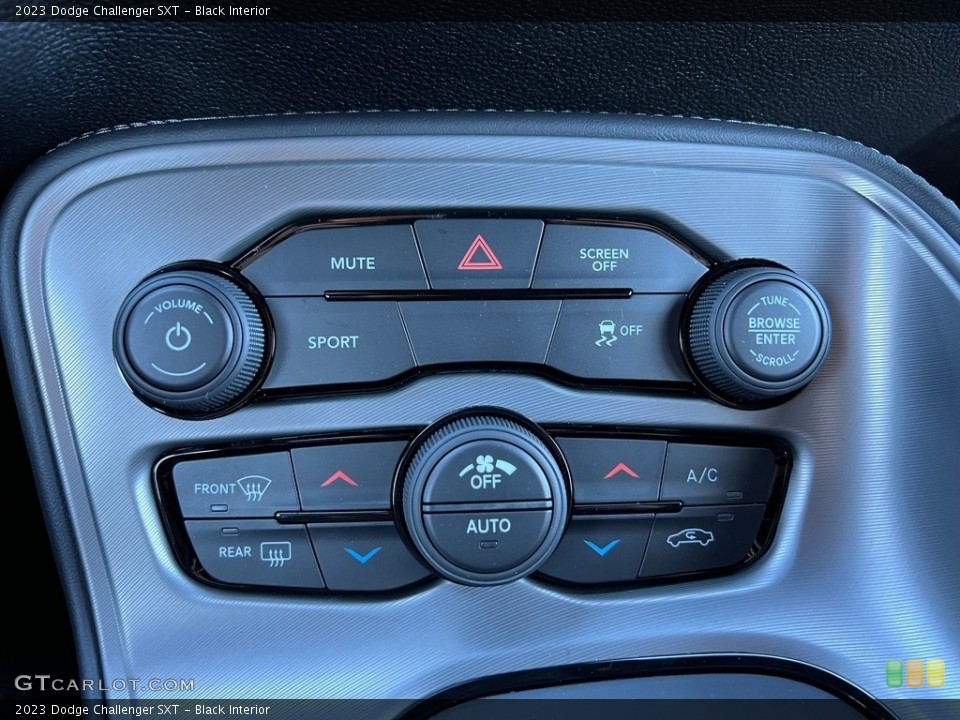 Black Interior Controls for the 2023 Dodge Challenger SXT #146754918