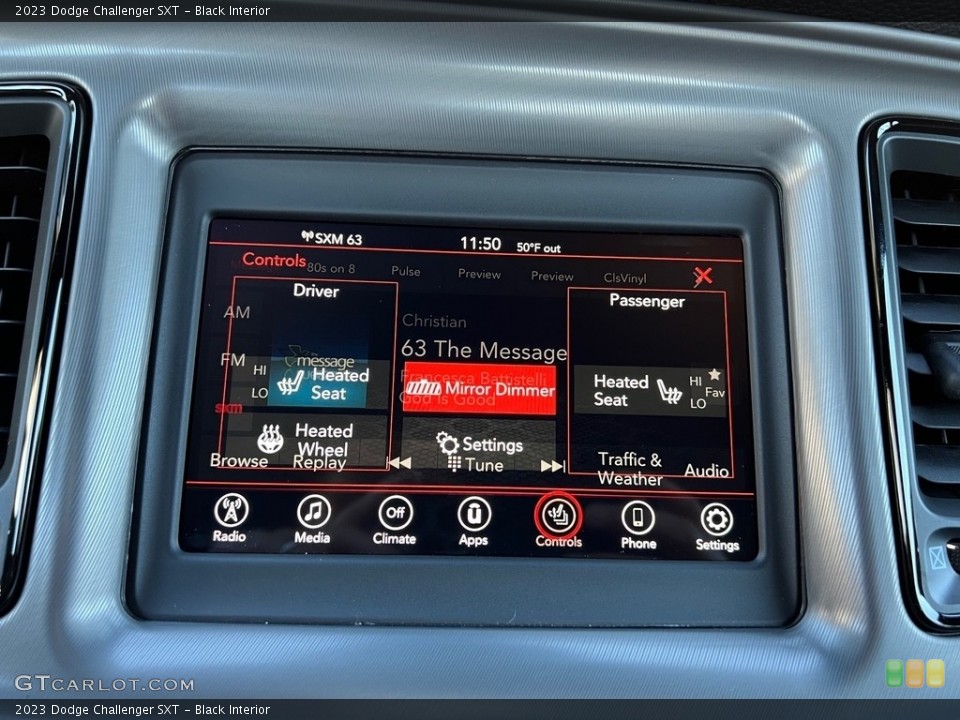 Black Interior Audio System for the 2023 Dodge Challenger SXT #146754930
